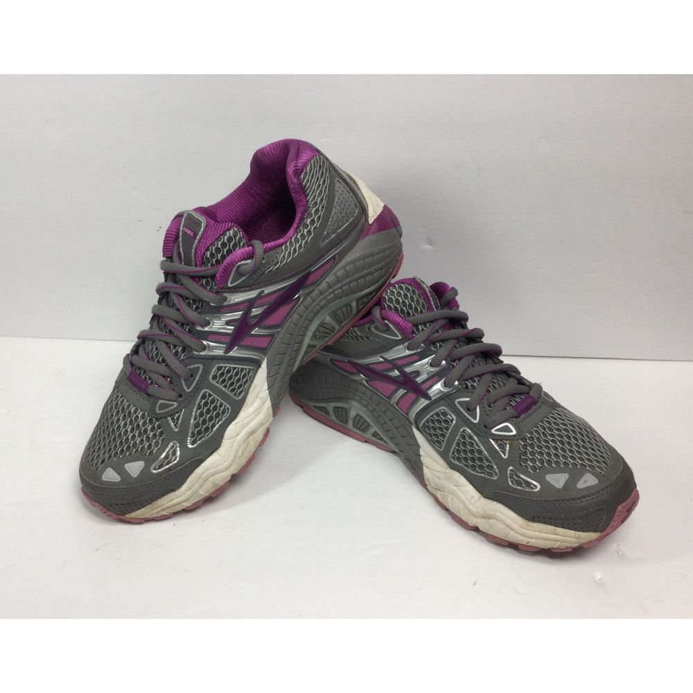 Brooks Ariel 14 Running Athletic Shoes Gray/Purple Womens Sneakers Size 7